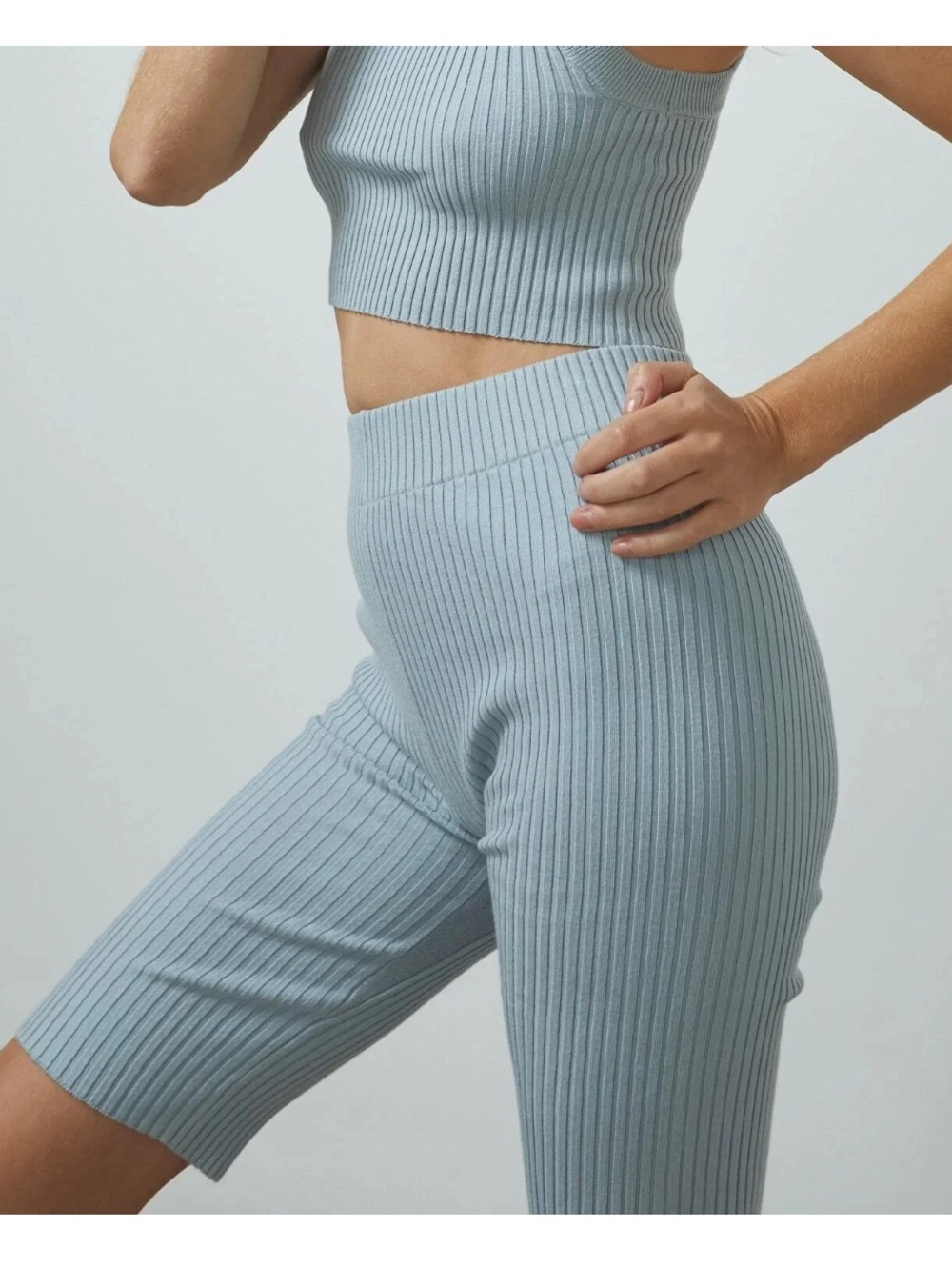 Lunya Cozy Cotton Silk Ribbed XL Bike Shorts